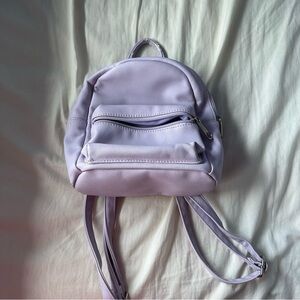 purple backpack
